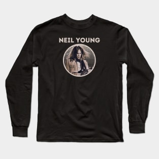 neil young || soft pink Long Sleeve T-Shirt